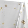 NAPPE CONSTELLATION BLANC/OR 150x300CM