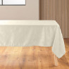 NAPPE FLOCONS NATUREL 140x240CM JACQUARD
