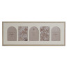 CADRE PELE MELE 5 PHOTOS 60X3X34 BEIGE