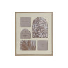 CADRE PELE MELE 5 PHOTOS 34X2X39 BEIGE