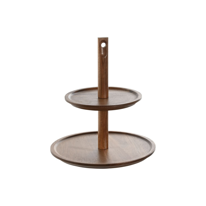 PRESENTOIR ACACIA 25X25X27 2 ETAGES