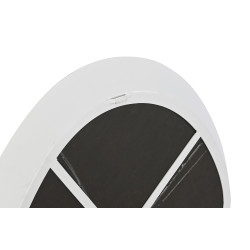 MIROIR MÉTAL BLANC ORGANIC 64X4,5X62