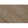 TAPIS COULOIR JUTE COTON NOIR 75X175