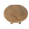 Table d'Appoint Ronde en Bois de Manguier – Style Industriel (D. 45 x 50 cm) Table d'Appoint Ronde en Bois de Manguier – Style Industriel (D. 45 x 50 cm)