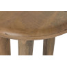 Table d'Appoint Ronde en Bois de Manguier – Style Industriel (D. 45 x 50 cm) Table d'Appoint Ronde en Bois de Manguier – Style Industriel (D. 45 x 50 cm)