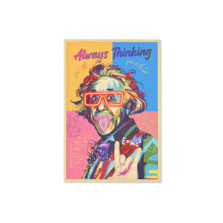 TABLEAU NEON "ANDY" LED 63X3X93 PEINT MA