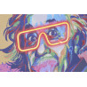 Tableau Néon Pop Art "Andy" LED Einstein Multicolore 63x93cm Tableau Néon Pop Art "Andy" LED Einstein Multicolore 63x93cm