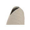 Vase Métal Design Forme Feuille | Fini Texturé Blanc Cassé Mat (41 cm)