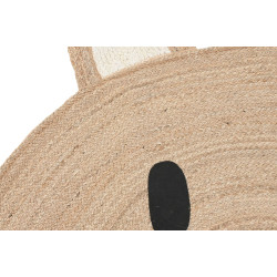 TAPIS OURS JUTE D120CM NATUREL