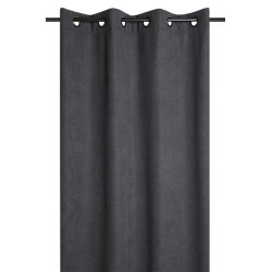 RIDEAU POLAIRE HARVARD ANTHRACITE 140X26
