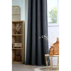 RIDEAU POLAIRE HARVARD ANTHRACITE 140X26
