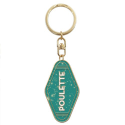PORTE CLES PAILLETTES POULETTE