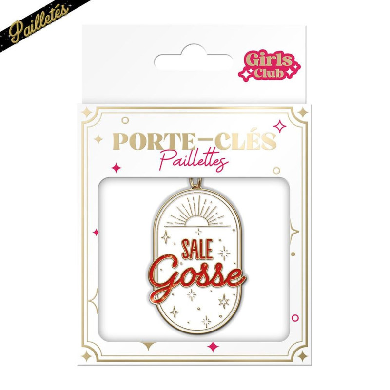 PORTE CLES PAILLETTES SALE GOSSE PORTE CLES PAILLETTES SALE GOSSE