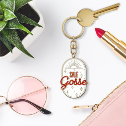 PORTE CLES PAILLETTES SALE GOSSE