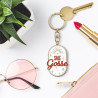PORTE CLES PAILLETTES SALE GOSSE