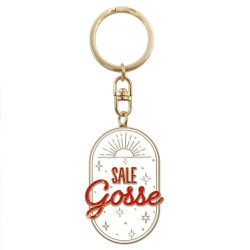 PORTE CLES PAILLETTES SALE GOSSE