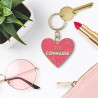 PORTE CLES PAILLETTES CONNASSE