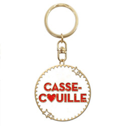 PORTE CLES PAILLETTES CASSE COUILLE