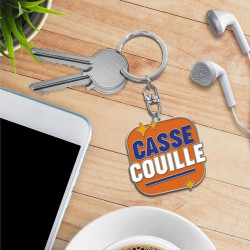 PORTE CLES METAL CASSE-COUILLE
