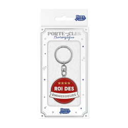 PORTE CLES METAL ROI DES EMMERDEURS