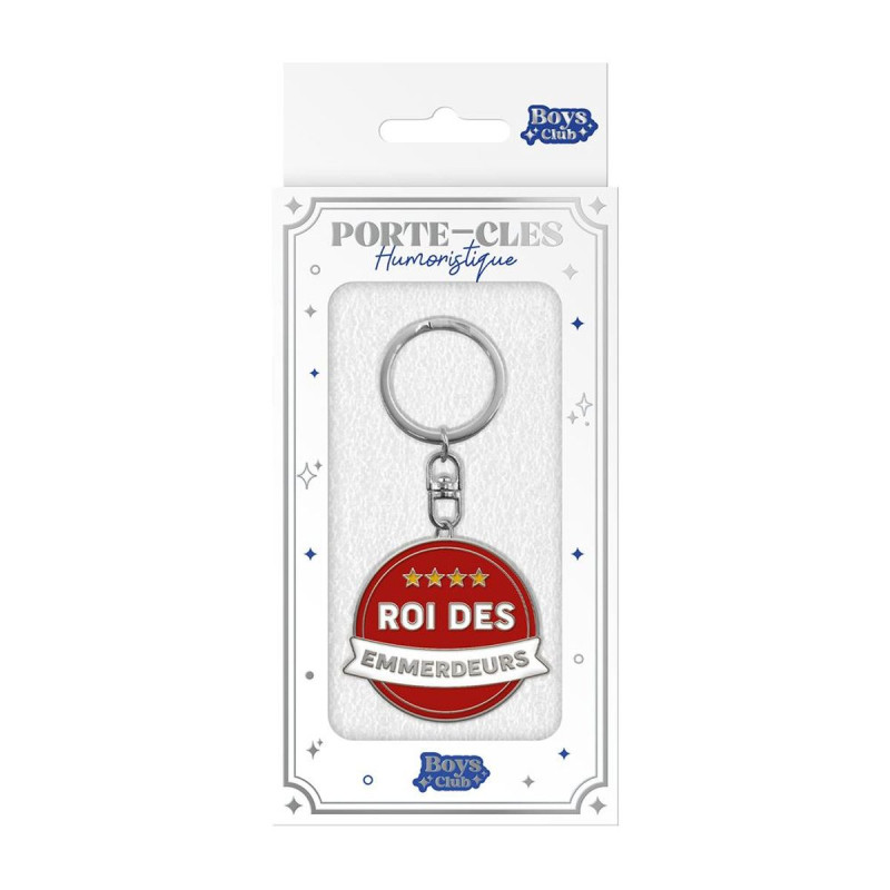 PORTE CLES METAL ROI DES EMMERDEURS PORTE CLES METAL ROI DES EMMERDEURS