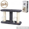 Griffoir Horizontal KATS® "Mini-Pont" pour Chat | 2 Poteaux en Sisal et 2 Souris de Jeu Griffoir Horizontal KATS® "Mini-Pont" pour Chat | 2 Poteaux en Sisal et 2 Souris de Jeu
