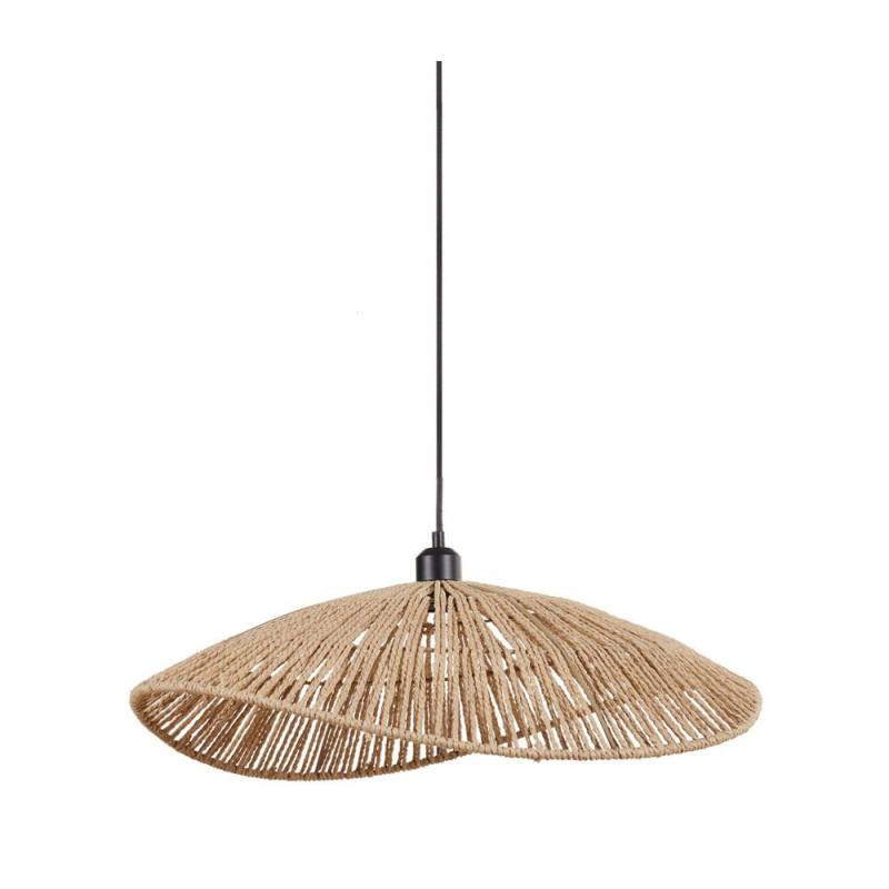 Abat-jour Suspension "PETITE BADIA" Tressage Corde de Jute Naturelle D60 cm Abat-jour Suspension "PETITE BADIA" Tressage Corde de Jute Naturelle D60 cm