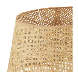 ABAT-JOUR.OVALE NATUREL H30CM