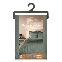 PARURE VELINA CEDRE 2PERS 240x220CM VELO