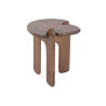 TABLE AUXIL ABSTRAIT 40X40X50 MANGUIER M