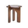 TABLE AUXIL ABSTRAIT 40X40X50 MANGUIER M