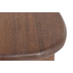 TABLE AUXIL ABSTRAIT 40X40X50 MANGUIER M
