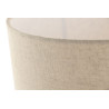 Lampe de Table en Manguier Sculpté et Abat-jour Cylindrique Lin (D40x65 cm) Lampe de Table en Manguier Sculpté et Abat-jour Cylindrique Lin (D40x65 cm)