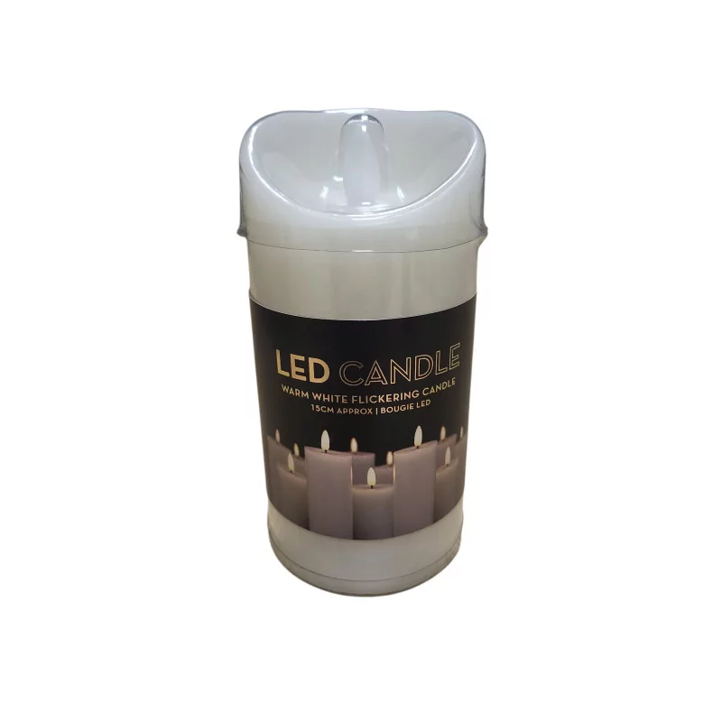 BOUGIE LED 7.5X15CM A SOUFFLER
