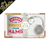COFFRET MUG BOULE A THE "MAMIE" A PAILLE