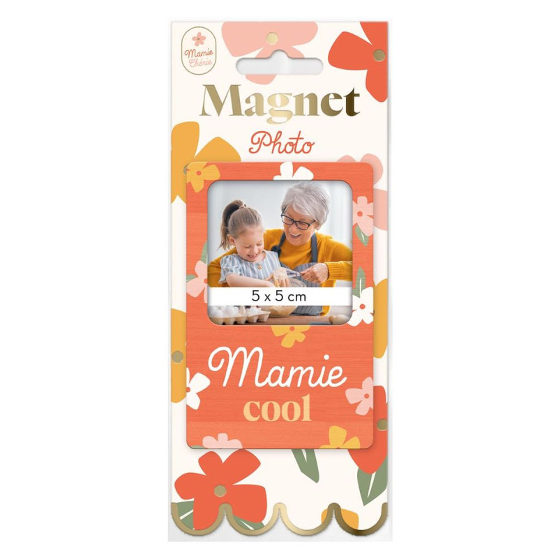 MAGNET BOIS PHOTO MAMIE COOL