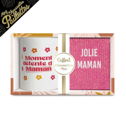COFFRET MUG/CHAUSSETTES JOLIE MAMAN PAIL