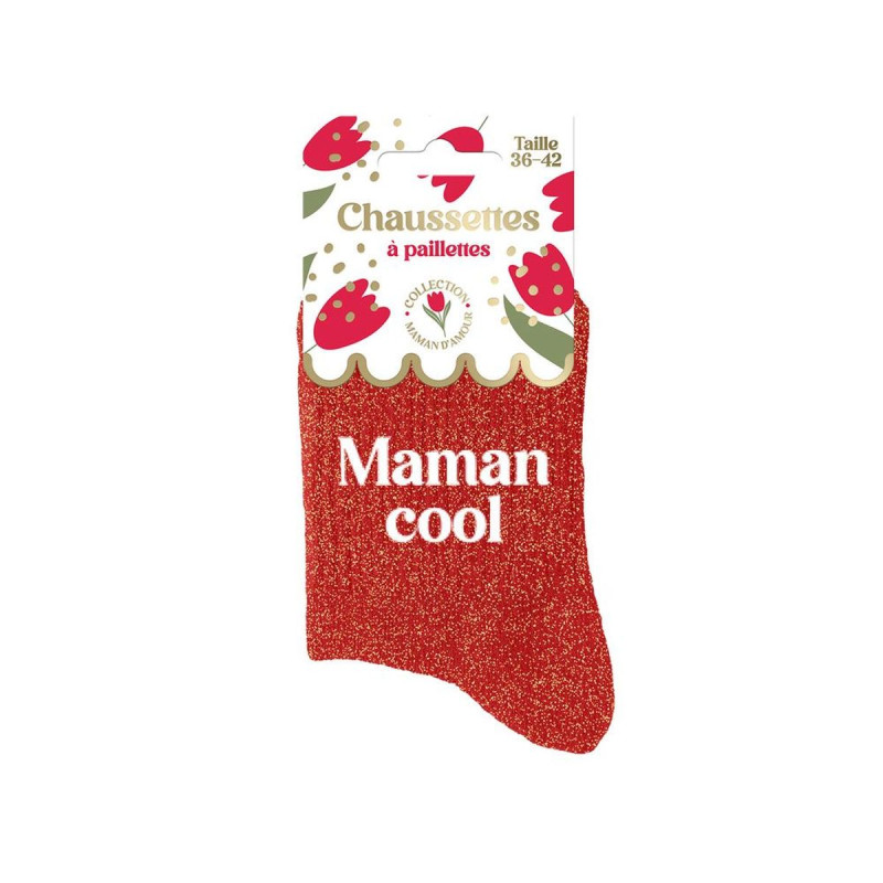 CHAUSSETTES PAILLETTES MAMAN COOL CHAUSSETTES PAILLETTES MAMAN COOL