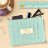 POCHETTE GAZE DE COTON MERCI POUR CETTE