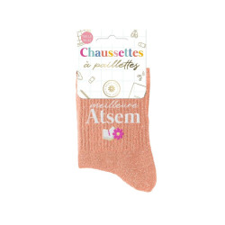 CHAUSSETTES PAILLETTES MEILLEURE ATSEM