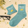 CHAUSSETTES PAILLETTES MERCI POUR TOUT