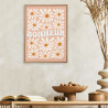 TOILE TUFTEE BONHEUR 30X40 CM TOILE TUFTEE BONHEUR 30X40 CM
