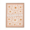 TOILE TUFTEE BONHEUR 30X40 CM TOILE TUFTEE BONHEUR 30X40 CM