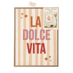TOILE TUFTEE LA DOLCE VITA
