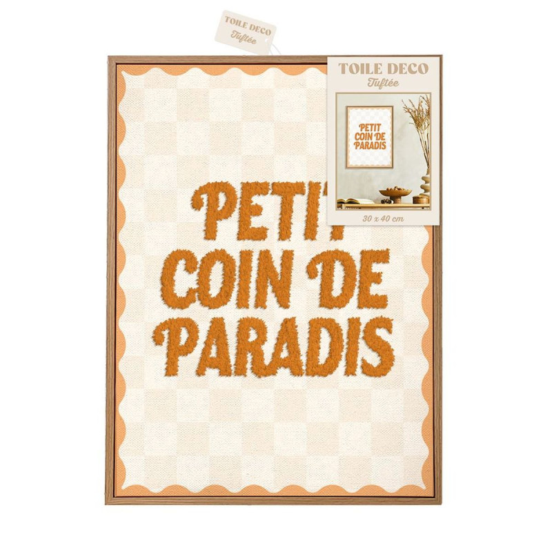 TOILE TUFTEE PETIT COIN DE PARADIS