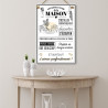Plaque Métal Décorative "LES RÈGLES D'OR DE LA MAISON" | 40 x 60 cm Plaque Métal Décorative "LES RÈGLES D'OR DE LA MAISON" | 40 x 60 cm