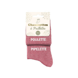 CHAUSSETTES PAILLETTES DUO POULETTE PIPE