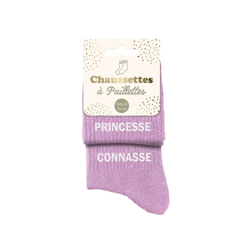 CHAUSSETTES PAILLETTES DUO PRINCESSE CON