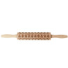 ROULEAU A PAT EN BOIS EMPREINTE SAPINS