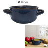 Bol à Soupe en Grès Bleu | D. 14.9 cm (Avec Anses) Bol à Soupe en Grès Bleu | D. 14.9 cm (Avec Anses)